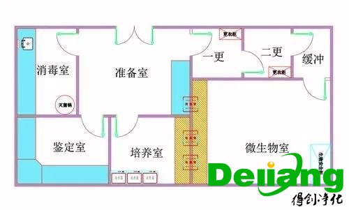 P2生物實驗室設計圖