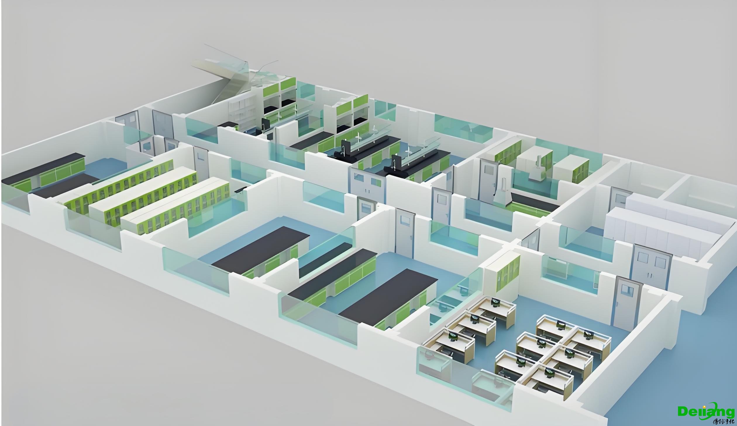 實(shí)驗(yàn)室功能區(qū)布局劃分 